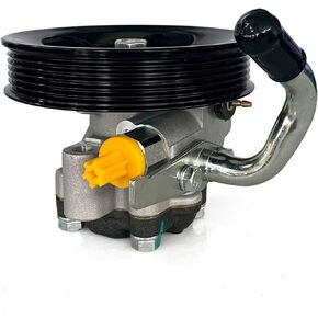 21-667 21-5253 Power Steering Pump with Pulley Fits for Hyundai Santa Fe 2001 2002 2003 2004 2005 2006, Kia Optima Magentis 2001-2006, Hyundai Sonata 2002-2005 V6 2.5L 2.7L, Power Assist Pump