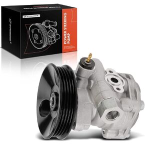A-Premium Power Steering Pump, with Pulley, Compatible with Kia Sorento EX 2003 2004 2005 2006, V6 3.5L, Replace # 21-5424, 571003E030