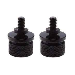 SING F LTD Motorcycle Seat Fastening Bolt Black Aluminum Billet CNC 6mm Thread Dia Rear Seat Mount Screws 2 Pcs