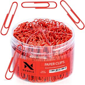 750 Paper Clips Assorted Sizes Small, Medium and Large Paperclips for Paperwork Ideal for Home, School and Office Use (Assorted, Silver)