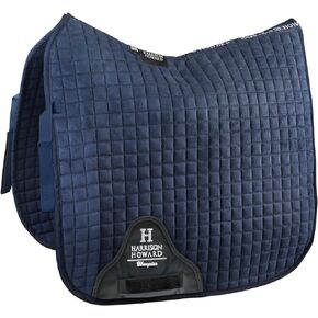 Harrison Howard Dressage Saddle Pad Suede Square English Saddle Pad for Horses Dressage Event