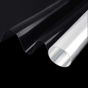 4mil Clear Security and Safety Window Film Shatterproof Glass Protective Vinyl Adhesive UV Blocking Explosion-Proof Tranparent Film, 17.7Inch x 78.7Inch in Saudi Arabia