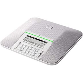 Cisco IP Conference Phone 7832, 360-Degree Microphone Coverage, 3.4-inch Monochrome LCD, Class 2 PoE, Supports 1 Line, 1-Year Limited Hardware Warranty (CP-7832-K9=), Black