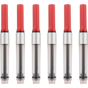 6PCS Fountain Pen Ink Cartridge Converter Refillable Standard Ink Plunger Converter Universal Fountain Pen Ink Converter