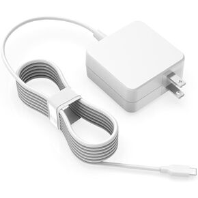 45W AC Charger Fit for Samsung-Galaxy Chromebook 2 XE530QDA Galaxy Chromebook 13.3" XE930QCA XE931QCA NP930XCJ NP950QCG USB C Type C Laptop Power Supply Adapter Cord