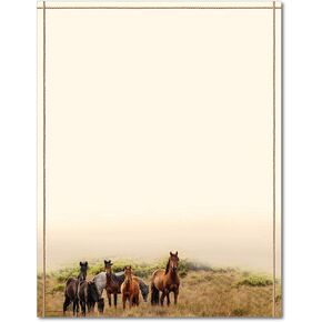 Horse Meadow Stationery Paper - 80 Sheets
