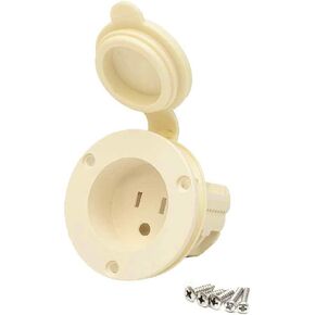 ProMariner 51200F AC Plug Holder White