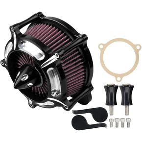 Air Cleaner Intake Turbine Filter For Touring Street Glide road king electra glide road glide Dyna FXDLS Softail Touring Trike FLSTSE FXSBSE 2008 2009 2010 2011 2012 2013 2014 2015 2016-2018