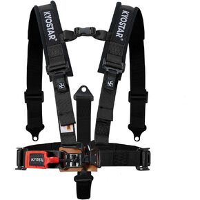 Kyostar 5 point Racing Harness Set Series Latch and Link Black