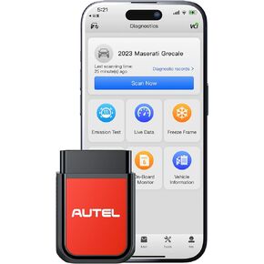Autel AP2500E Bluetooth Code Reader OBD2 Scanner, Oil Reset, TPMS, EV Battery, BMS Reset, All-System Code Read/Clear, OBD2 10 Tests, Check Engine Light, 45+ Car Brands, for Android/iOS