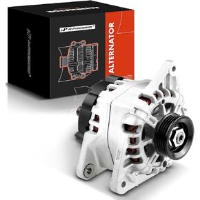 A-Premium Alternator Compatible with Hyundai & Kia Models - Elantra 2007-2012, Soul 2010-2011, Spectra, Spectra5 2007-2009 - L4 2.0L - 90Amp 12V CW 4-Groove Pulley, Replace# 3730023650, 2655635