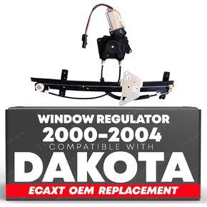 T1A TruBuilt 1 Automotive Front Passenger Side Power Window Regulator Assembly Compatible with 2000-2004 Dodge Dakota, 1998-2003 Durango | CH1351127, 5066431AB, ‎741-648