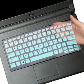 Keyboard Cover for Dell Latitude 5480 5490 7490 5491 E5490 E5491 E5450 E5470 E7450 E7470 7480 E7480, Dell Latitude 13 14 US Keyboard Cover-Mint Green