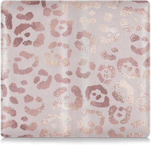 senya Car Registration and Insurance Card Holder Vehicle License Document Glove Box Compartment Organizer for Car Interior Accessories Leopard Print Cheetah Rose Gold for Car,Truck,SUV in Kuwait