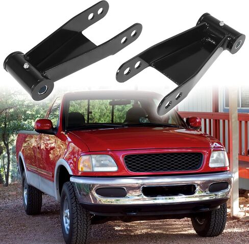 X AUTOHAUX 1 Pair 1" to 2" Car Adjustable Lowering Leveling Parts Drop Shackles for Ford F-150 2015-2019 in Saudi Arabia