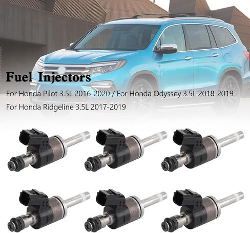 1PCS Fuel Injectors Fit For Honda Pilot 3.5L 2016-2020,Odyssey 3.5L 2018-2019,Ridgeline 3.5L 2017-2019,Fuel Injector Nozzle Replaces 16010-RLV-305, 16010-RLV-315, 16010RLV305, 16010RLV315 in Saudi Arabia