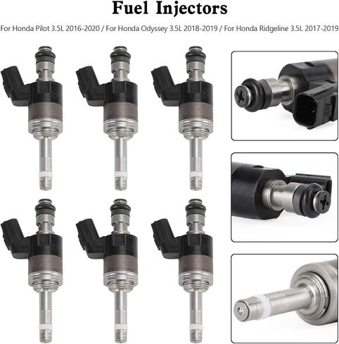 1PCS Fuel Injectors Fit For Honda Pilot 3.5L 2016-2020,Odyssey 3.5L 2018-2019,Ridgeline 3.5L 2017-2019,Fuel Injector Nozzle Replaces 16010-RLV-305, 16010-RLV-315, 16010RLV305, 16010RLV315 in Saudi Arabia