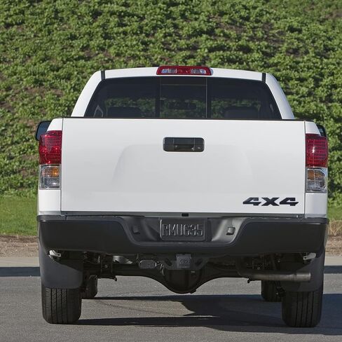 ملصق شعار 4 × 4، شارة بديلة لشعار الكروم ثلاثي الأبعاد مقاس 8 بوصات، ملصق بديل لشاحنة السيارة وباب السيارة والجانب الخلفي لصندوق السيارة الخلفي (فضي) in Saudi Arabia