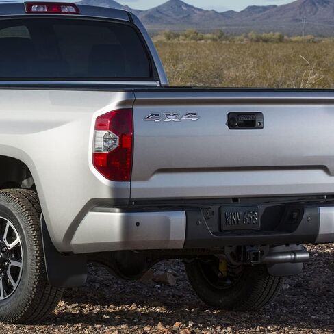 ملصق شعار 4 × 4، شارة بديلة لشعار الكروم ثلاثي الأبعاد مقاس 8 بوصات، ملصق بديل لشاحنة السيارة وباب السيارة والجانب الخلفي لصندوق السيارة الخلفي (فضي) in Saudi Arabia