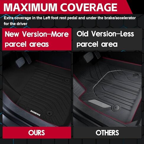 سجادات أرضية لسيارة 2019-2024 Chevy Silverado/GMC Sierra 1500&2020-2024 شيفروليه سيلفرادو/GMC Sierra 2500 HD/3500HD كابينة الطاقم مع صندوق تخزين خلفي أسفل المقعد، مقعد دلو أمامي in Kuwait
