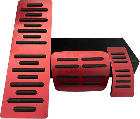Car Brake Gas Pedal Cover, Non-Slip NO Drill Performance Automotive Foot Pedal Pads Compatible with Audi A3 A4 A5 A6 A7 A8 Q3 Q5 Q7 Q8 SQ5 SQ7 SQ8 TT TTRS (Black,2pcs) in Saudi Arabia