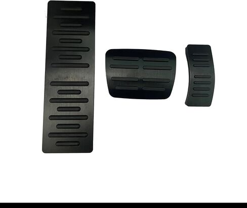 Car Brake Gas Pedal Cover, Non-Slip NO Drill Performance Automotive Foot Pedal Pads Compatible with Audi A3 A4 A5 A6 A7 A8 Q3 Q5 Q7 Q8 SQ5 SQ7 SQ8 TT TTRS (Black,2pcs) in Saudi Arabia