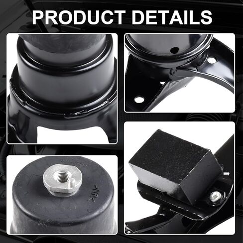 محرك المحرك وناقل الحركة مجموعة من 4 قطع لسيارة Toyota Camry 2004-2008 Solara 2.4L للمحرك التلقائي # A4203 A4204 A4207 A4211- أمامي، يمين، خلفي، علوي in Kuwait