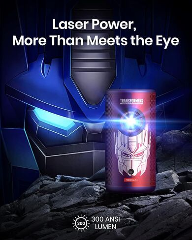 NEBULA Anker Capsule 3 Laser Transformers SE 1080p، ذكي، Wi-Fi، جهاز عرض صغير، جهاز عرض محمول، Dolby Digital، جهاز عرض ليزر، تركيز تلقائي، صورة 120 بوصة، بطارية مدمجة (متجددة) in Kuwait