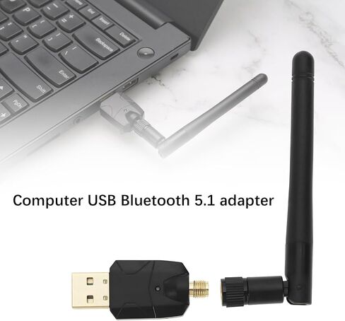 محول USB بلوتوث 5.1 محول USB للكمبيوتر محول بلوتوث USB لمكبرات الصوت المتوافقة مع نظام التشغيل Windows 11 10 8 8.1 7 in Saudi Arabia