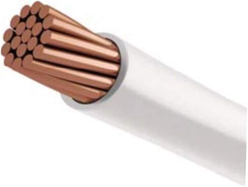 Pure Solid Bare Copper Grounding Wire, 10 AWG Core (#10 Gauge), THHN PVC Jacket, Made in USA, Satellite Antenna Electrical Surge Ground Protection Earth Wire (5 feet, Green) in Saudi Arabia