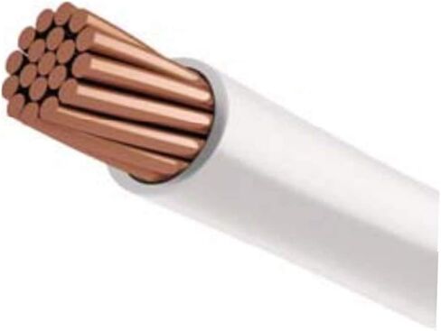 Pure Solid Bare Copper Grounding Wire, 10 AWG Core (#10 Gauge), THHN PVC Jacket, Made in USA, Satellite Antenna Electrical Surge Ground Protection Earth Wire (5 feet, Green) in Saudi Arabia