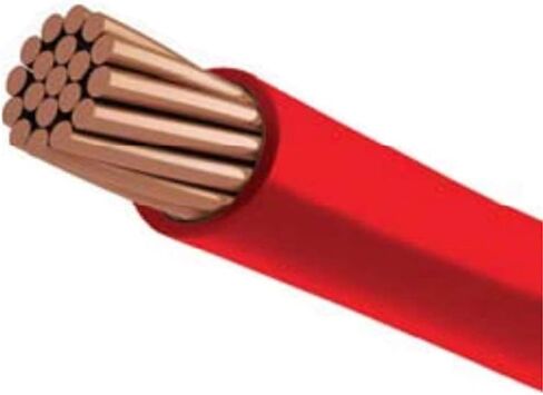 Pure Solid Bare Copper Grounding Wire, 10 AWG Core (#10 Gauge), THHN PVC Jacket, Made in USA, Satellite Antenna Electrical Surge Ground Protection Earth Wire (5 feet, Green) in Saudi Arabia
