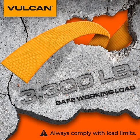 أشرطة VULCAN ذات الحلقة الناعمة - 1.6 بوصة × 17 بوصة - 3X أقوى من 1 بوصة - أخضر - (4) أشرطة تمديد دائرية - تُعلق على المقاود والدعامات والمحاور - للمركبات ATV، وUTVs، وعربات الثلج، والزلاجات النفاثة in Saudi Arabia