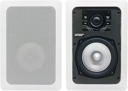 Earthquake Sound Imãge-C25X (Single) Dual-5.25" 2-Way In-Wall Center Channel Speaker with Paintable Grille in Kuwait