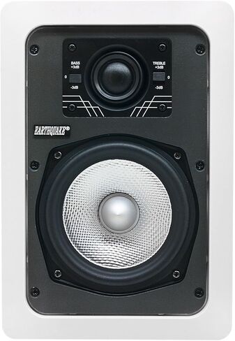 Earthquake Sound Imãge-C25X (Single) Dual-5.25" 2-Way In-Wall Center Channel Speaker with Paintable Grille in Kuwait