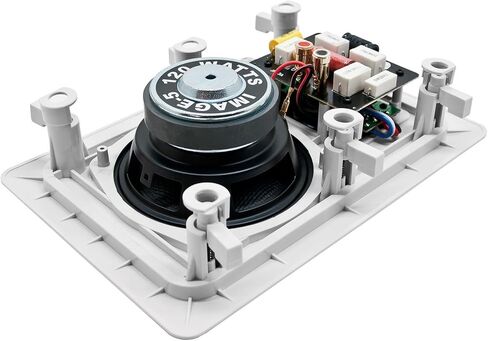 Earthquake Sound Imãge-C25X (Single) Dual-5.25" 2-Way In-Wall Center Channel Speaker with Paintable Grille in Kuwait