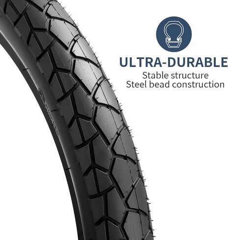إطارات YUNSCM 26 بوصة للدراجة الإلكترونية 26x3.0/76-559 60TPI و26 بوصة صمام شريدر لأنابيب الدراجة مع شريطين حافة متوافق مع إطارات وأنابيب الدراجة الكهربائية 26 × 3.0 (YS-909) in Saudi Arabia