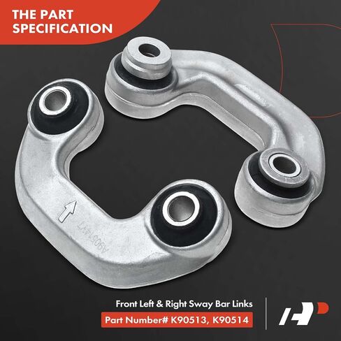 A-Premium 2 x Front Sway Bar Links Stabilizer Bar Links, Compatible with Volkswagen Passat 1998-2005, Audi A4 (Quattro) 1998-2001, A6 (Quattro) 1998-2004, RS6 2003-2004, S4 2000-2002, S6 2002-2003 in Saudi Arabia