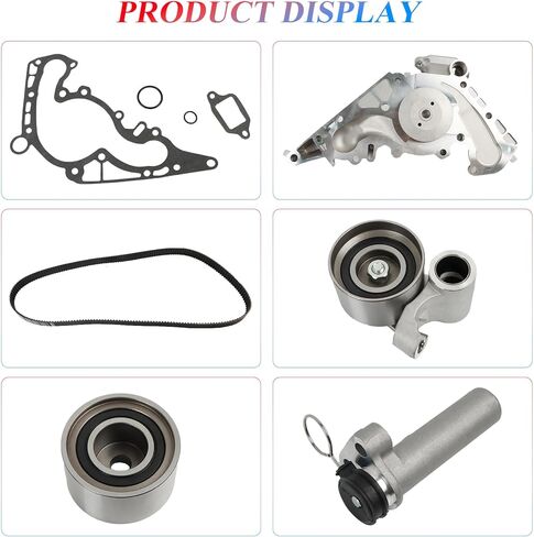 Timing Belt Kit - with Water Pump TKT021 TCKWP298,Fits for 1998-2007 Land Cruiser Sequoia Tundra 4Runner 4.7L V8 2UZFE, for 1998-2000 LS400 SC400 GS400 GX470 LX470 4.7L V8 1UZFE. in Saudi Arabia