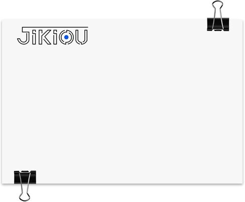 مشبك ورق JIKIOU Basics Binder - صغير، 115 حزمة باللون الأسود (19 ملم) in Kuwait