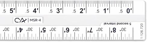 Clear Scale Ruler Maptool 1:100,000 Scale Map Reading Professional Protractor Accurate Learning for Poltting Utm, USNG, Mgrs Coordinates in Saudi Arabia