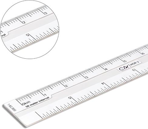 Clear Scale Ruler Maptool 1:100,000 Scale Map Reading Professional Protractor Accurate Learning for Poltting Utm, USNG, Mgrs Coordinates in Saudi Arabia