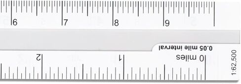Clear Scale Ruler Maptool 1:100,000 Scale Map Reading Professional Protractor Accurate Learning for Poltting Utm, USNG, Mgrs Coordinates in Saudi Arabia