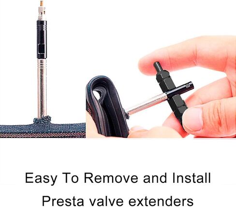 أداة إزالة الصمام الأساسية - أداة شد صمام الدراجة الأساسية 3 في 1 لكل من تطبيق إطار الدراجة صمام شريدر وبريستا - اختر اللون in Kuwait