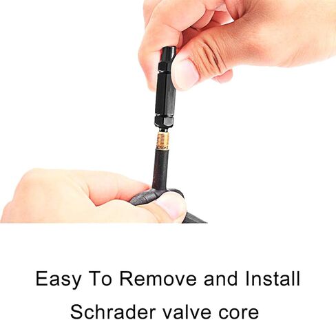 أداة إزالة الصمام الأساسية - أداة شد صمام الدراجة الأساسية 3 في 1 لكل من تطبيق إطار الدراجة صمام شريدر وبريستا - اختر اللون in Kuwait