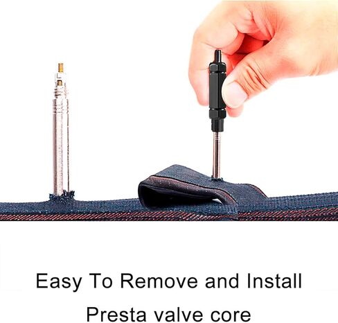 أداة إزالة الصمام الأساسية - أداة شد صمام الدراجة الأساسية 3 في 1 لكل من تطبيق إطار الدراجة صمام شريدر وبريستا - اختر اللون in Kuwait