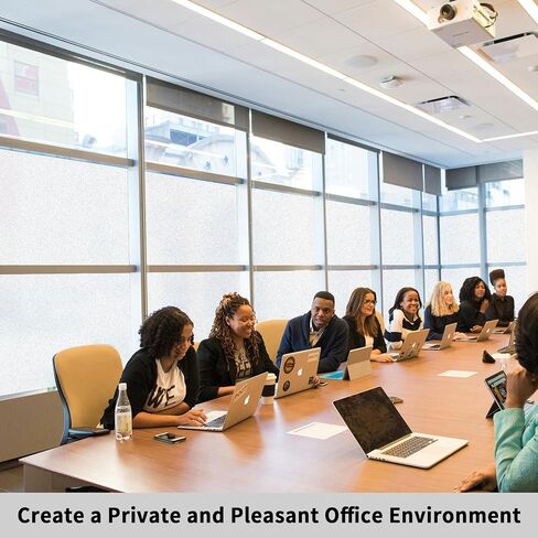 Frosted Glass Window Film Window Privacy Film 17.5 x 78.7 Inch, XuanRui Privacy Window Film with Installation Tools, Removable Frosted Privacy Film for Glass Windows in Saudi Arabia