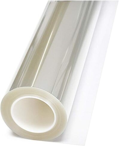 4mil Clear Security and Safety Window Film Shatterproof Glass Protective Vinyl Adhesive UV Blocking Explosion-Proof Tranparent Film, 17.7Inch x 78.7Inch in Saudi Arabia