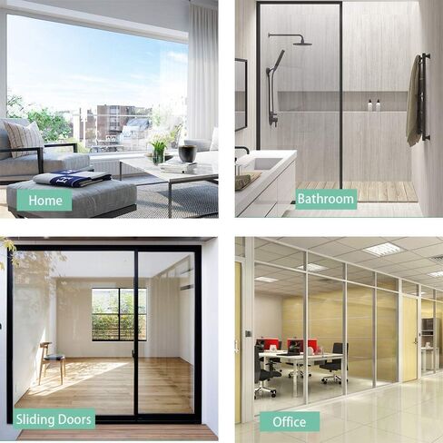 4mil Clear Security and Safety Window Film Shatterproof Glass Protective Vinyl Adhesive UV Blocking Explosion-Proof Tranparent Film, 17.7Inch x 78.7Inch in Saudi Arabia