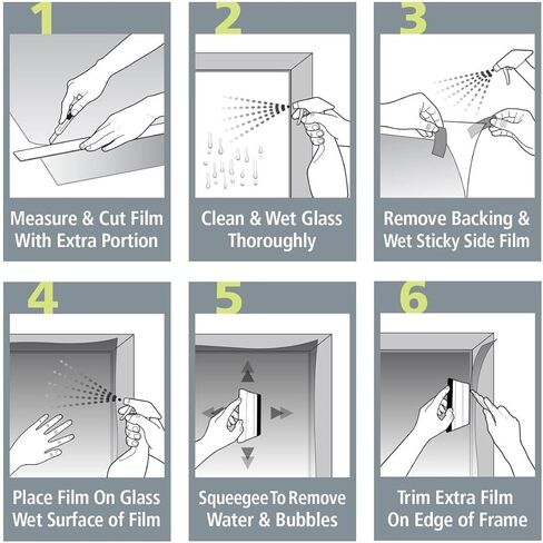 4mil Clear Security and Safety Window Film Shatterproof Glass Protective Vinyl Adhesive UV Blocking Explosion-Proof Tranparent Film, 17.7Inch x 78.7Inch in Saudi Arabia